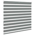 vidaXL Zebra roleta tmavošedá 165x150 cm šírka látky 160,9cm polyester