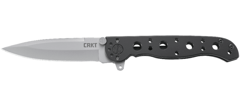 CRKT M16-01S Spear Point vreckový nôž 8 cm, čierna, nehrdzavejúca oceľ