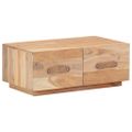 vidaXL Konferenčný stolík 90x50x35 cm masívne recyklované drevo