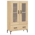 vidaXL Vysoká skrinka dub sonoma 69,5x31x115 cm kompozitné drevo