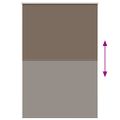 vidaXL Roleta zatemnenie Coffee 165x210 cm Šírka látky 161,6cm