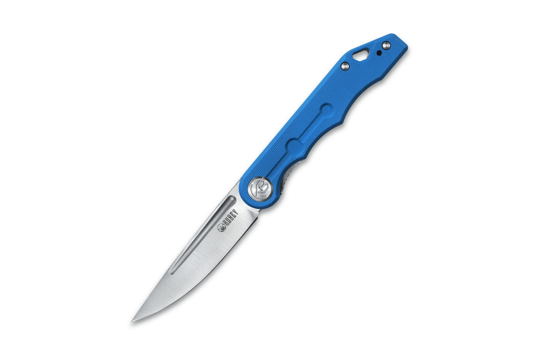 Kubey KU2101B Mizo elegantný vreckový nôž 8 cm, modrá farba, G10