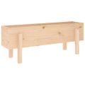 vidaXL Vyvýšený záhradný záhon 101x30x38 cm, borovicový masív