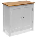 vidaXL Skrinka 70x35x75 cm, dubový masív