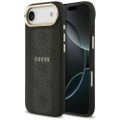 Puzdro Guess pre iPhone 17 Air HC MAGSAFE PU W/ 4G PU STRIPE čierne