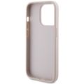 Obal Guess pre iPhone 15 Pro 6,1" GUHCP15LG4GFPI ružový HC PU 4G kovové logo