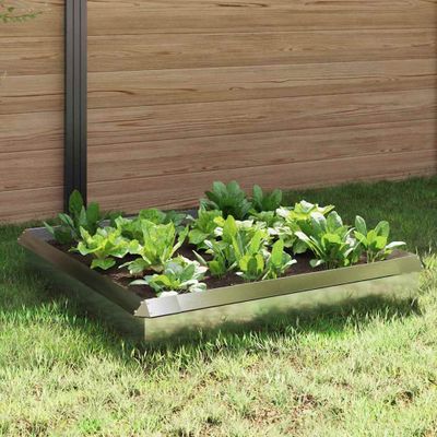 vidaXL Slimákové zábrany 8 ks 100 x 3,5 x 25 cm Nerezová oceľ