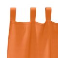vidaXL Záclony na zatemnenie s krúžkami 2 ks Jasná oranžová Polyester