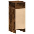 vidaXL Nočné skrinky 2 ks so zásuvkou dymový dub 25x31x66 cm