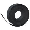 vidaXL Záhradné obruby 5 ks čierne 10 m 15 cm polyetylén