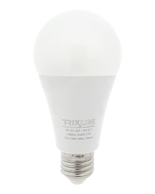 LED žiarovka Trixline 15W 1380lm E27 A65 neutrálna biela