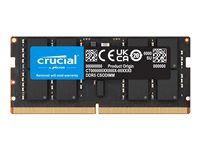Crucial - DDR5 - modul - 32 GB - SO-DIMM 262 pinov - 3200 MHz / PC5-51200 - CL52 - 1.1 V - nastavené na taktovanie - on-die ECC - čierna