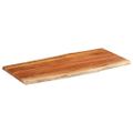vidaXL Stolová doska 140x60x3,8 cm obdĺžnik masívna akácia živá hrana