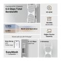 TP-Link RE405BE BE6500 WiFi 7 Dual Band Extender