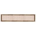 vidaXL Behúň MARSA Čierna 100 x 450 cm Polyester a PVC