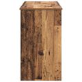 vidaXL Kozmetický stôl so zásuvkou Staré drevo 100 x 45 x 76 cm