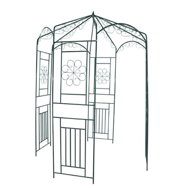 vidaXL Záhradná pergola 250 cm, tmavozelená
