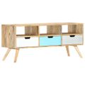 vidaXL TV skrinka 110x35x48 cm masívne mangovníkové drevo