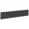 vidaXL Obrubník trávnika 10 ks 100 x 22 cm Oceľ Čierna