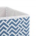 vidaXL skladacie úložné boxy 4 ks Modrá 32x32x32 cm Netkaná textília