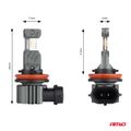 LED žiarovky hlavného svietenia Hybrid série H8 H9 H11 H16 6000K Canbus 60W AMIO-04116