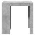 vidaXL Barový stôl betónovosivý 102x70x103,5 cm kompozitné drevo