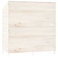 vidaXL Záhradná kôlňa biela 102x52x112 cm masívne jedľové drevo