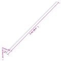vidaXL Káblový rozvod 15x10 mm 10 m PVC