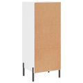 vidaXL Komoda lesklá biela 34,5x34x90 cm spracované drevo
