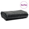 vidaXL Celta čierna 5x7 m 650 g/m²