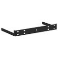 vidaXL Plávajúce nástenné police 2 ks, lesklé biele 80x23,5x3,8cm, MDF