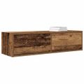 vidaXL TV skrinka 100 x 31 x 25,5 cm Staré drevo Kompozitné drevo