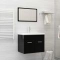 vidaXL Vstavané umývadlo s batériou 61x39x18 cm keramika biele