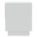 vidaXL Nočné stolíky 2 ks biele 45x34x44 cm drevotrieska