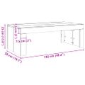 vidaXL Konferenčný stolík dub artisan 102x50x35 cm kompozitné drevo