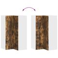 vidaXL Dvierka na umývačku Kalmar Dymová dub 57 x 57 x 100 cm