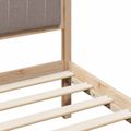 vidaXL Rám postele Hnedá a taupe 160 x 200 cm Borovicový masív