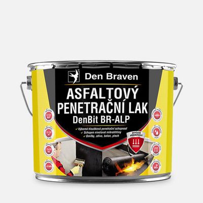 Asfaltový penetračný lak DEN BRAVEN DenBit BR–ALP 4,5kg
