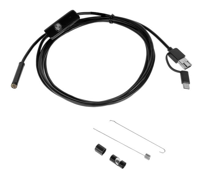 Inšpekčná endoskopická kamera 720p REBEL RB-1141 pre mobilný telefón Inspekční endoskopická kamera 720p REBEL RB-1141 pro mobilní telefon