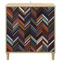 vidaXL Servírovacia skriňa OMMEN Sonoma 69 x 33 x 75 cm