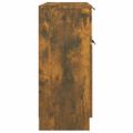 vidaXL Komoda dymový dub 60x30x70 cm spracované drevo