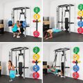 Multifunkčný posilňovací stojan - Power Rack HMS KLT22 sivý