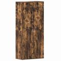 vidaXL Skriňa na topánky 80 x 39 x 178 cm Kompozitné drevo Dymová dub
