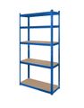 Skladový regál REBEL RB-1251BL 180x90x40, modrý