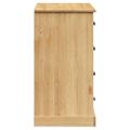vidaXL Komoda so zásuvkami VIGO 113x40x75 cm borovicový masív