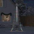 vidaXL LED vianočný stromček 525 LED farebné 302 cm