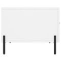 vidaXL Konferenčné stolíky 2 ks biele 50x50x40 cm kompozitné drevo