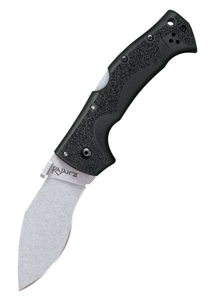 Cold Steel 62JM Rajah III vreckový nôž 8,9 cm, Stonewash, čierna, Griv-Ex