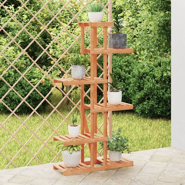 vidaXL Stojan na kvetiny 75x25x140,5 cm masívna jedľa