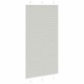 vidaXL plisovaná roleta svetlosivá 110x200 cm šírka látky 109,4 cm